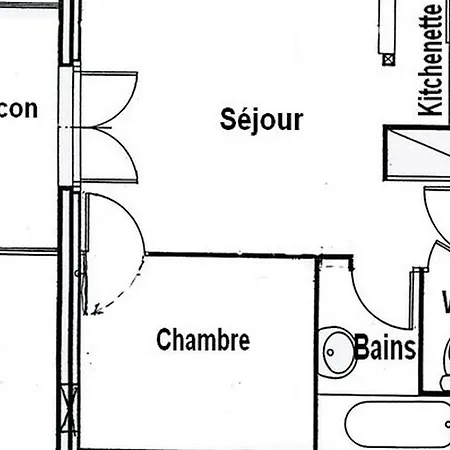 Luchon - T2 Pour 4 Pers. Avec Balcon Et Parking - Fr-1-313-185 Appartamento Bagnères-de-Luchon